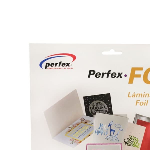 FOIL DORADO 216X280MM PAQ. C24 LAMINAS PERFEX C.30